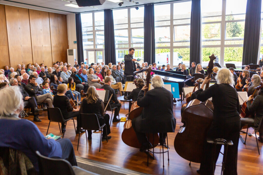 Concert of favourite music orchestra