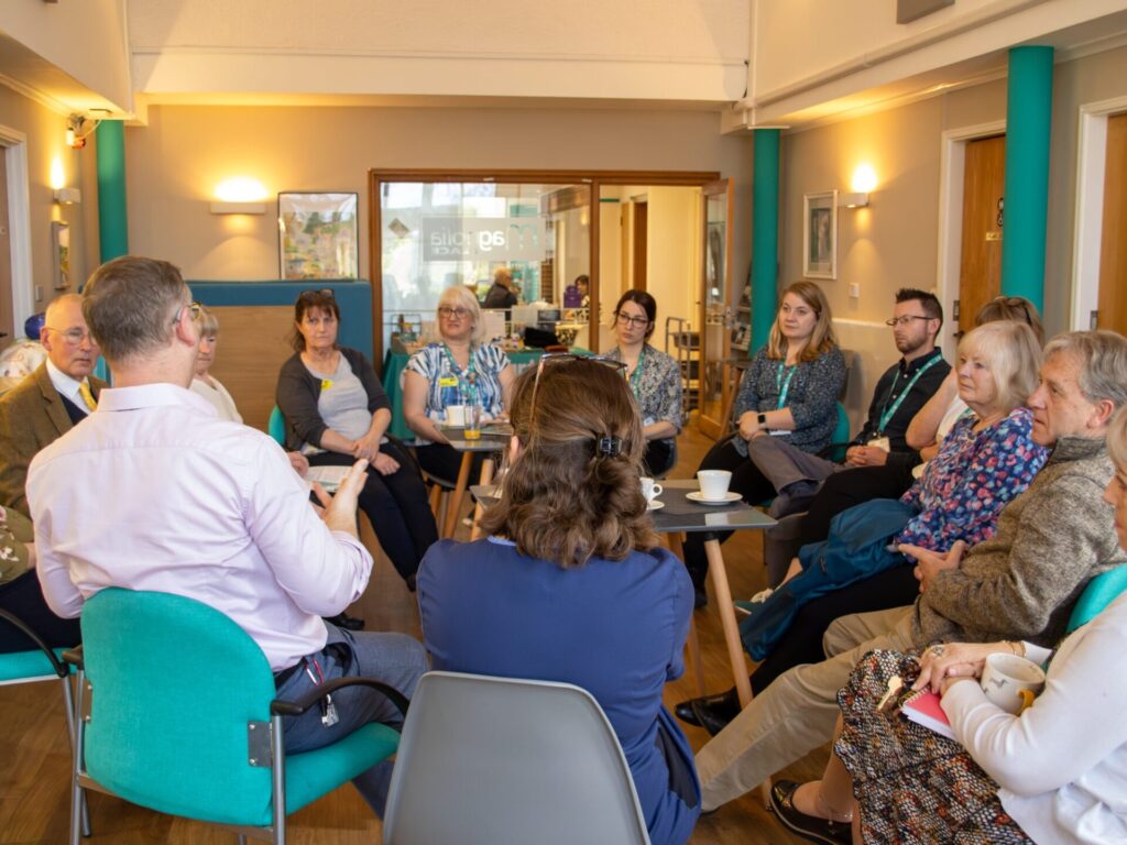 William & Edith Oldham Charitable Trust at a roundtable with our community team