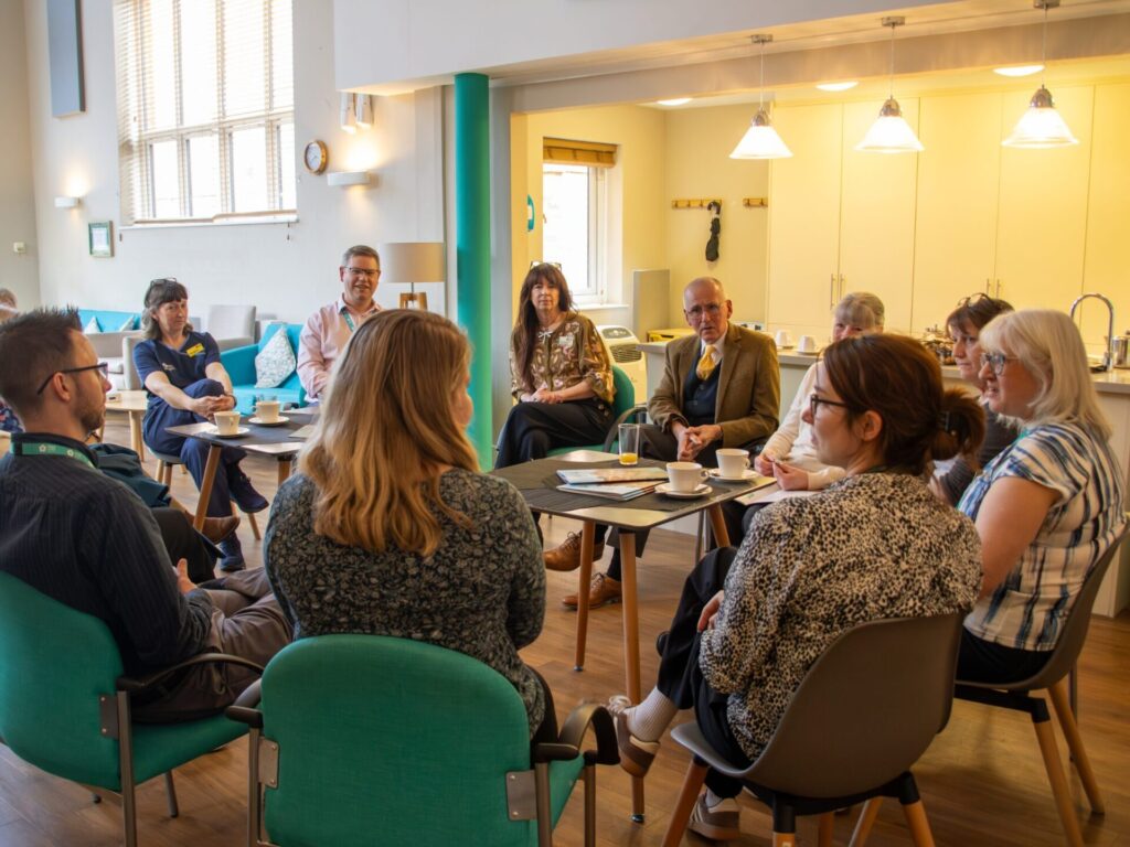 William & Edith Oldham Charitable Trust at a roundtable with our community team