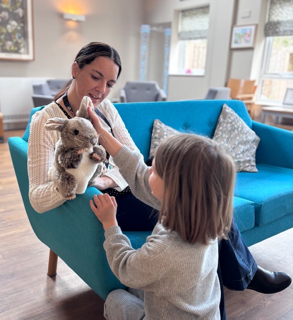 Lyndsey fst family drop in rabbit w child
