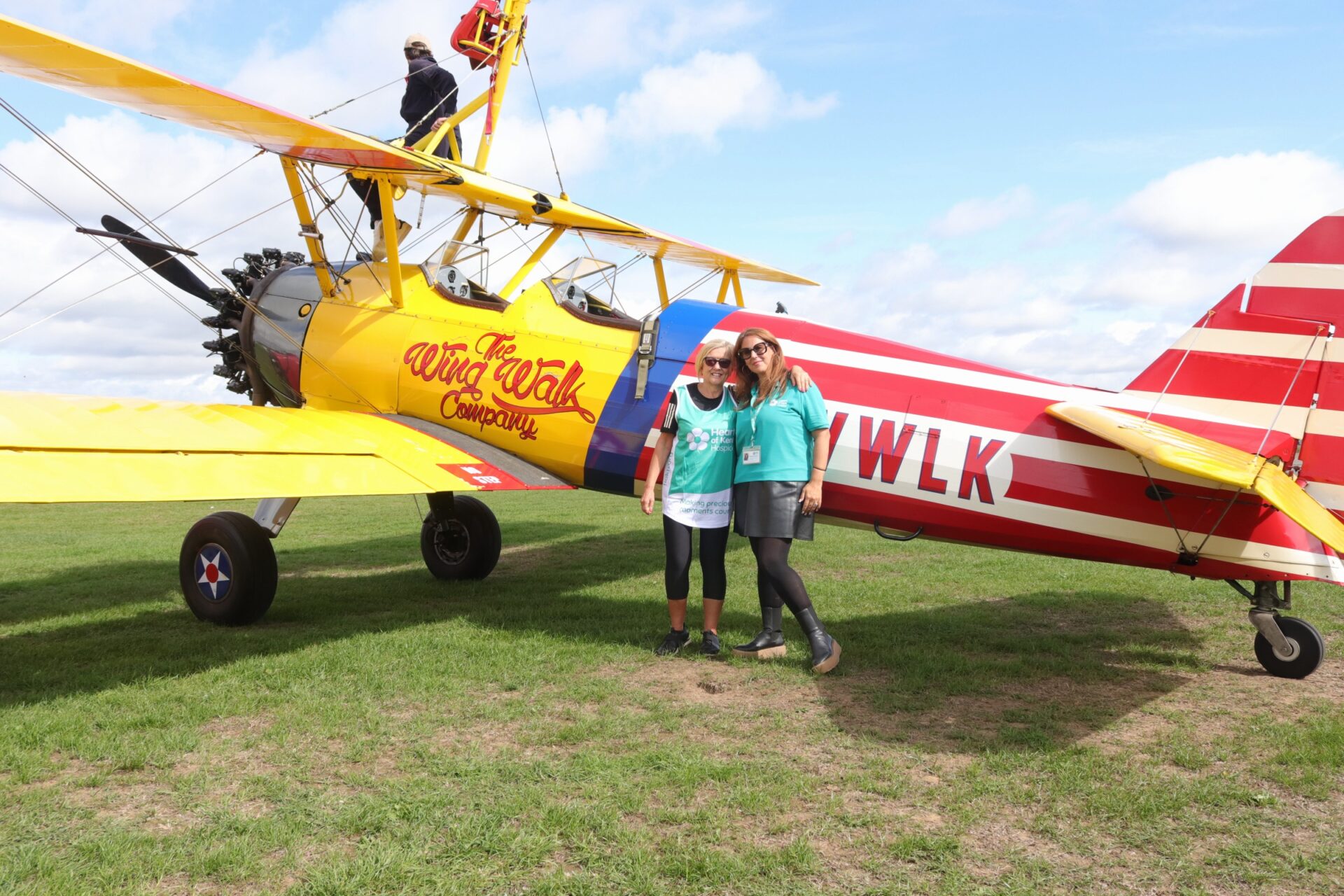 Anne, wing walk